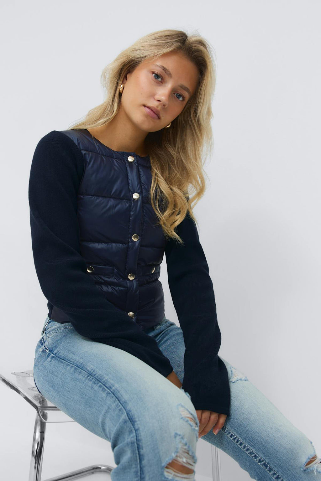 14+ padded rib jacket