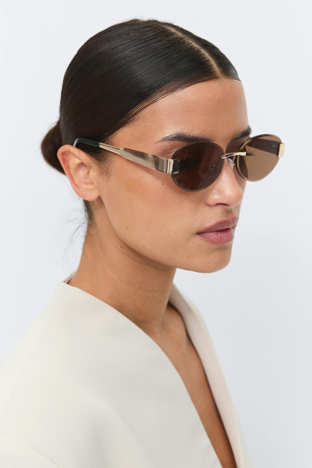 Rimless sunglasses