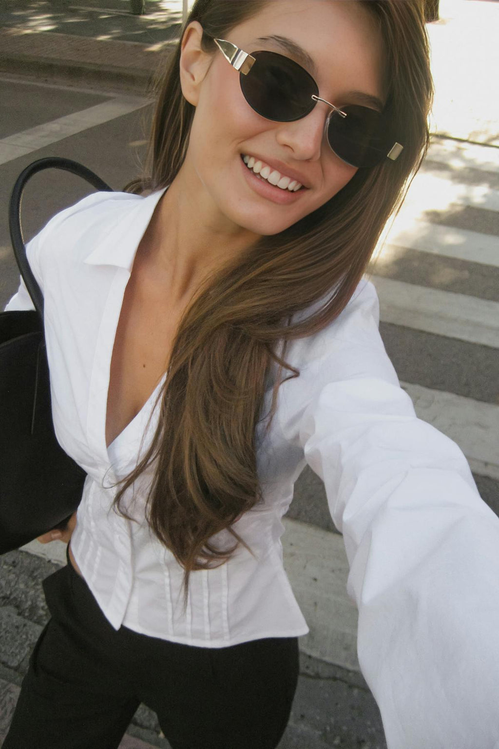 Rimless sunglasses