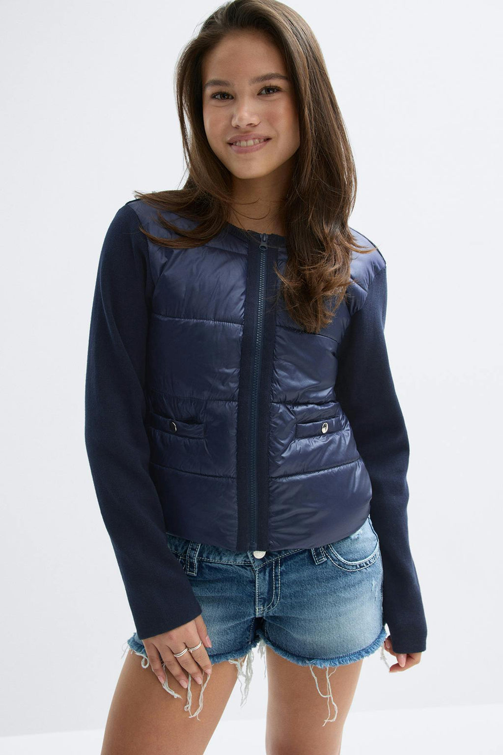 Y padded rib jacket