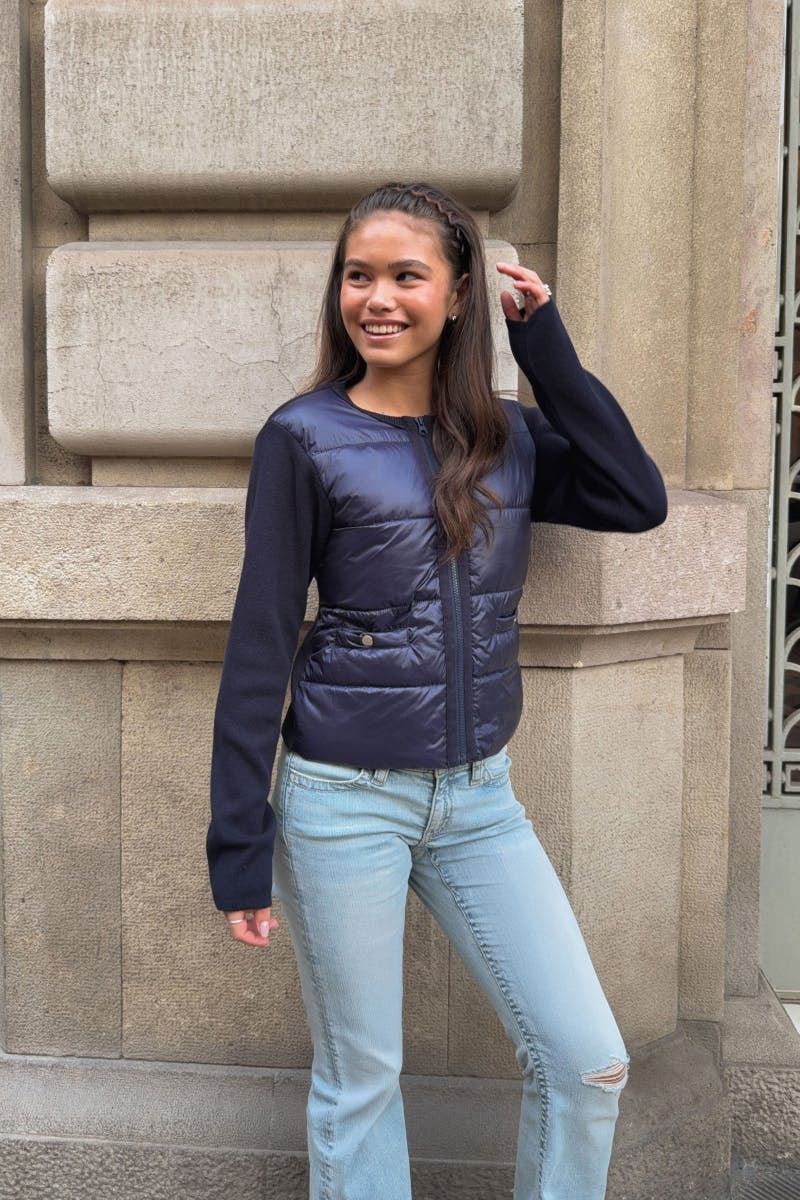 Y padded rib jacket