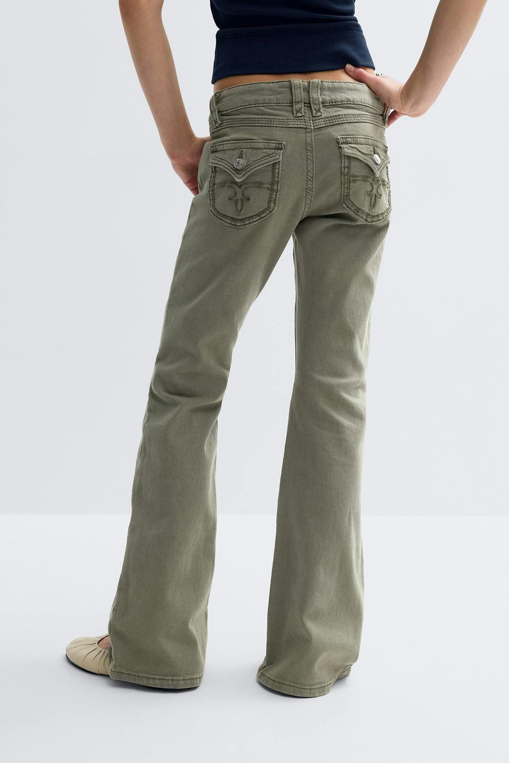 Y one knee destroy jeans