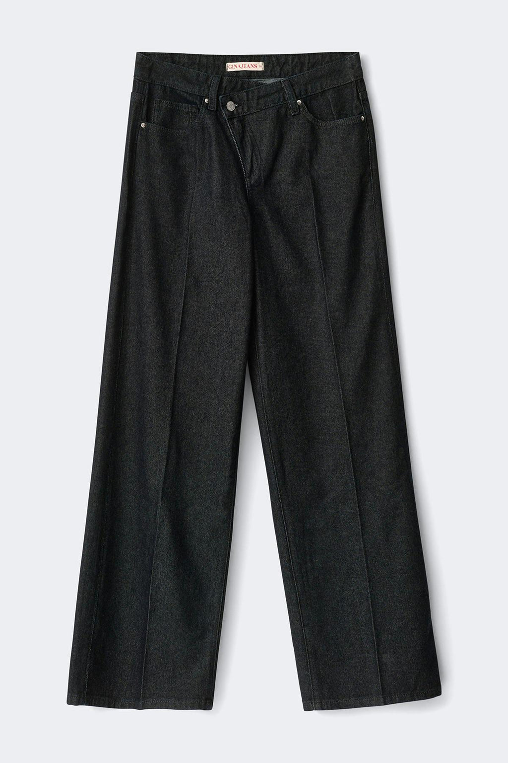 Wrap wide jeans