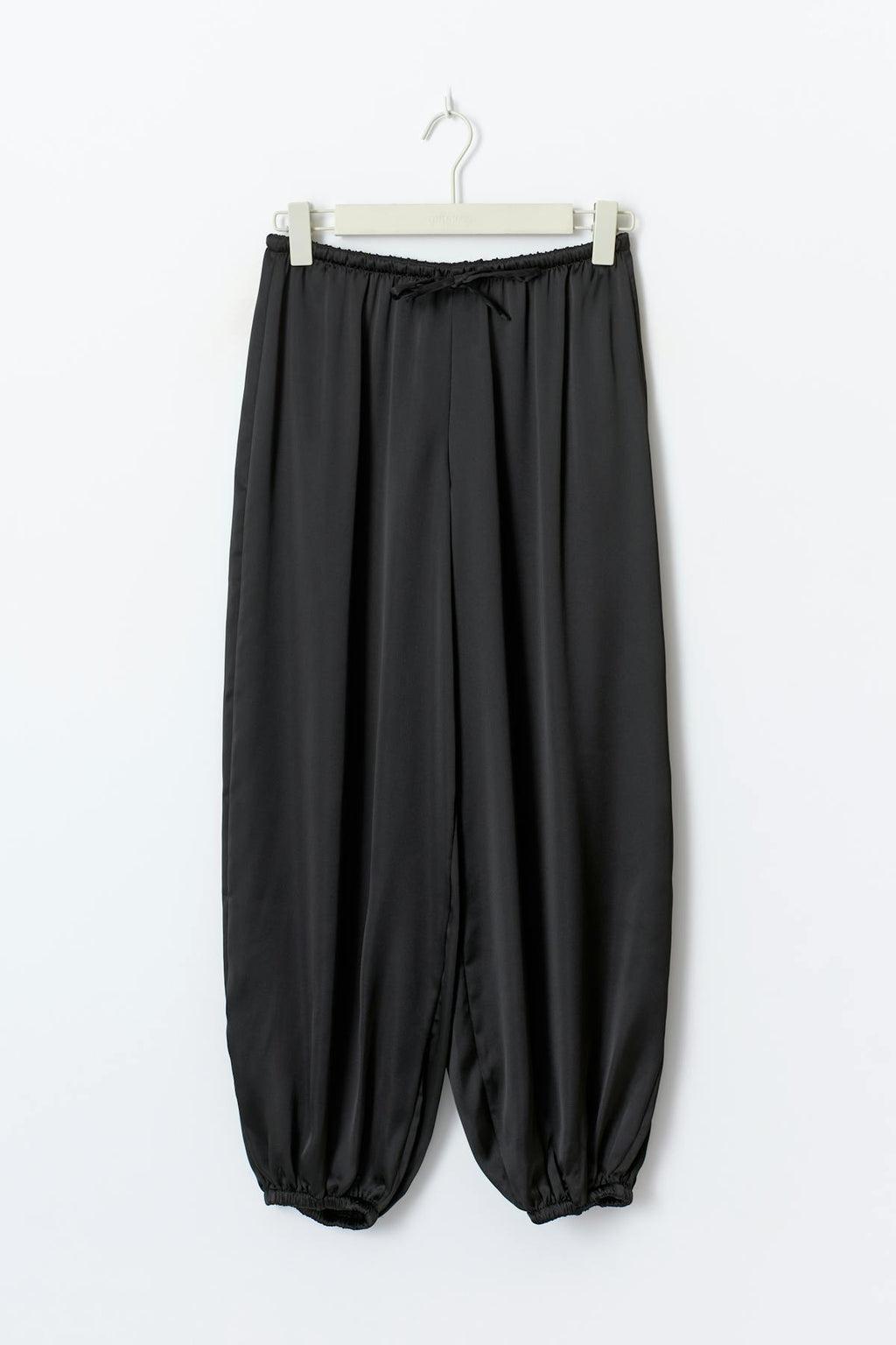 Satin balloon trousers