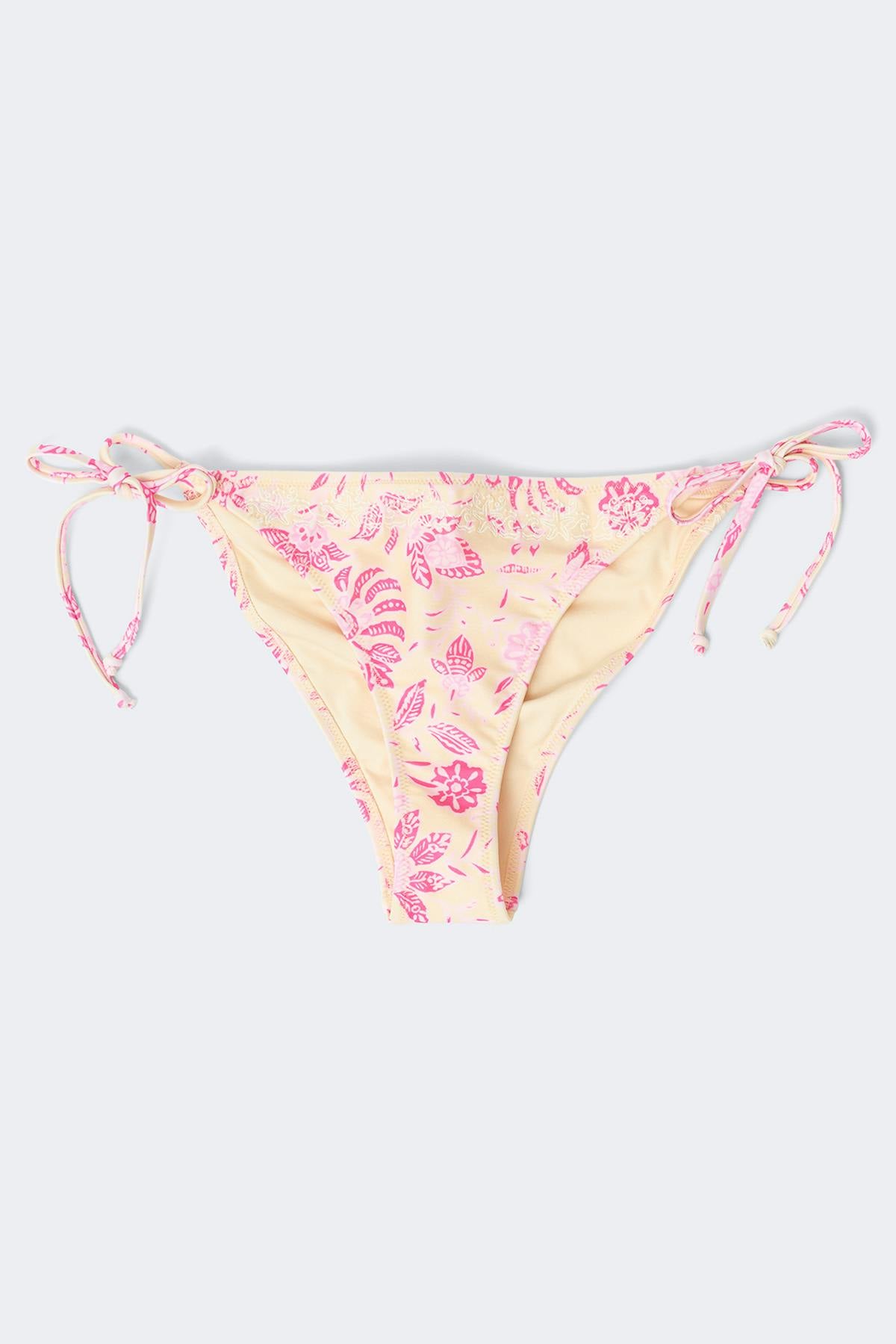 14+ coral cheeky bikini bottom