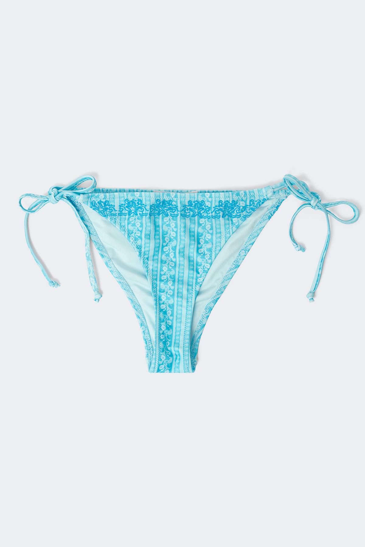 14+ coral cheeky bikini bottom