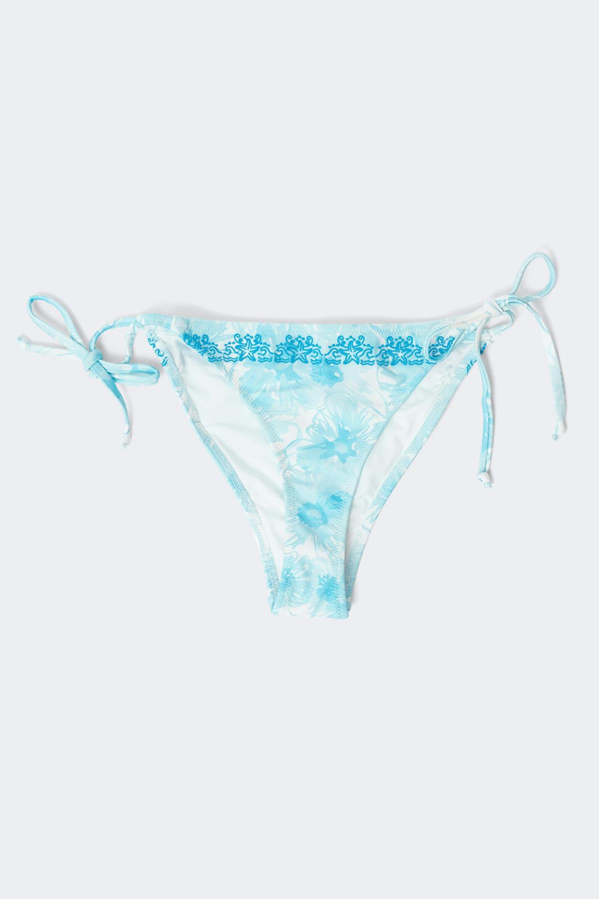 14+ coral cheeky bikini bottom