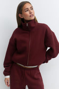 Soft sport zip sweater