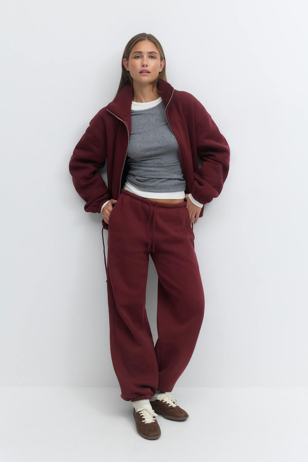 Soft sport zip sweater