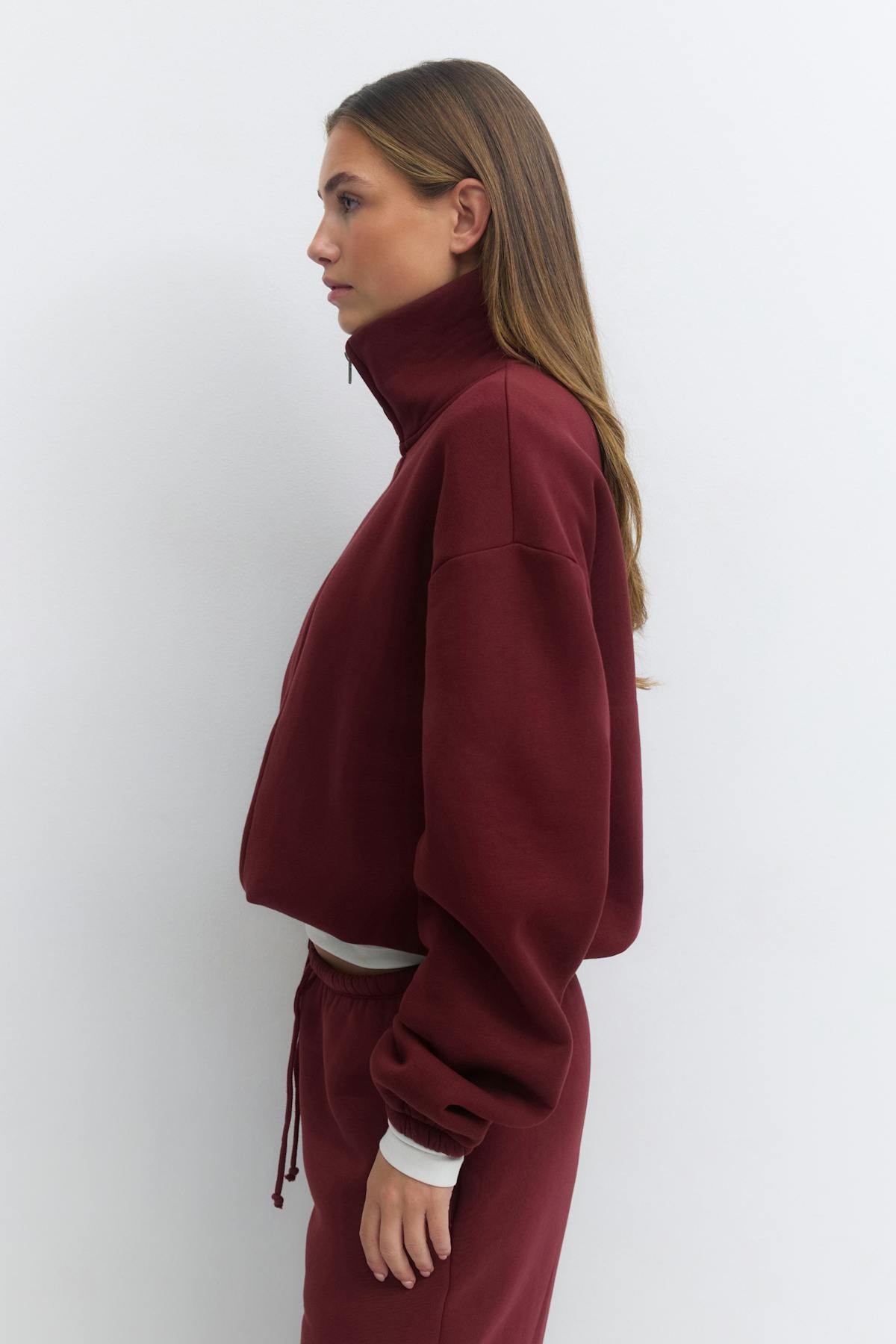 Soft sport zip sweater