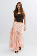 Dropped waist skirt