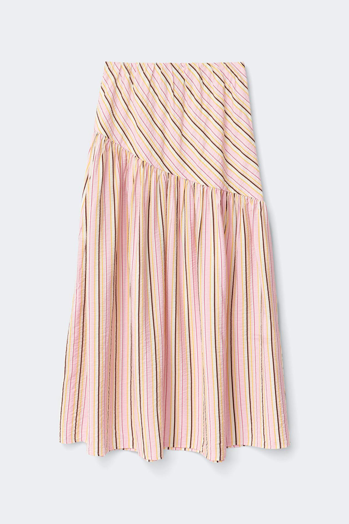 Dropped waist skirt