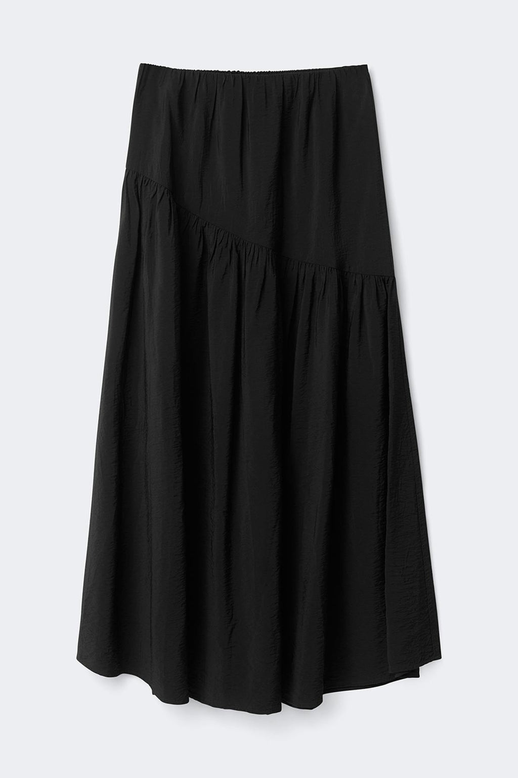 Dropped waist skirt