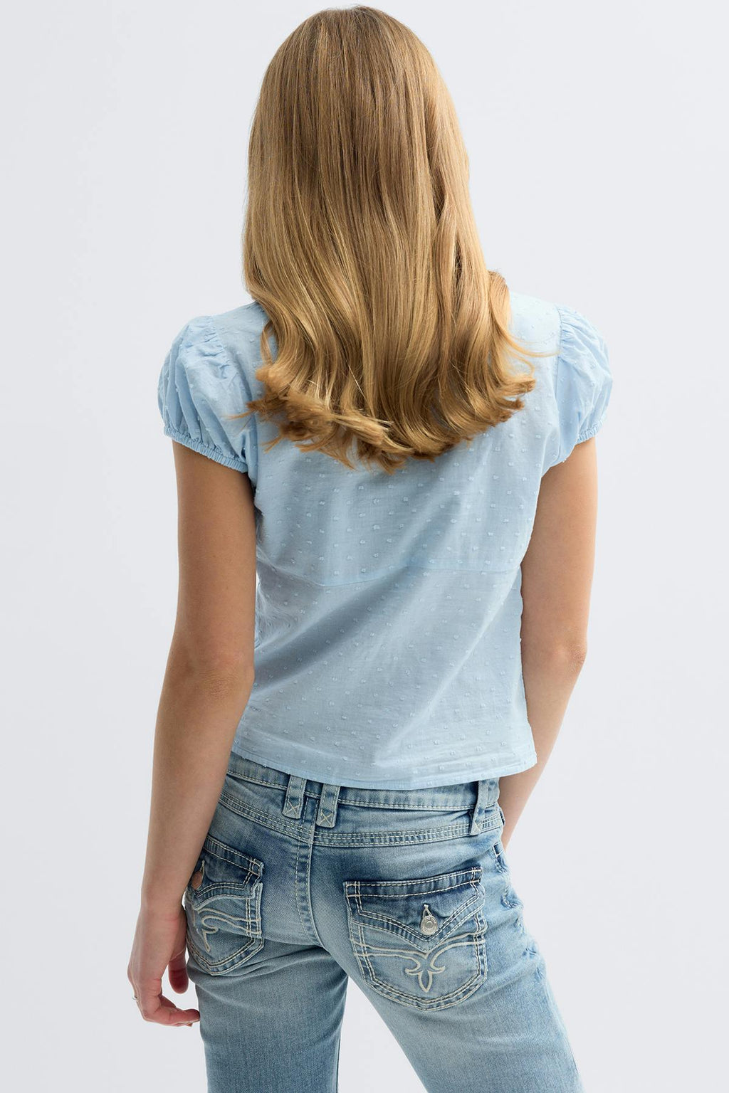 Y fitted short sleeve top