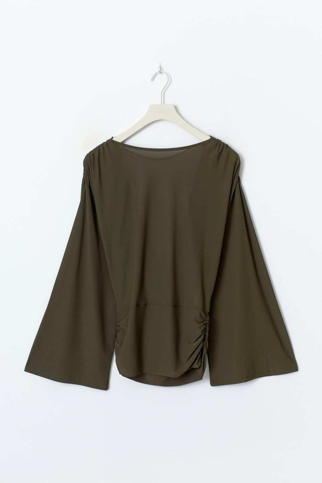 Draped back top