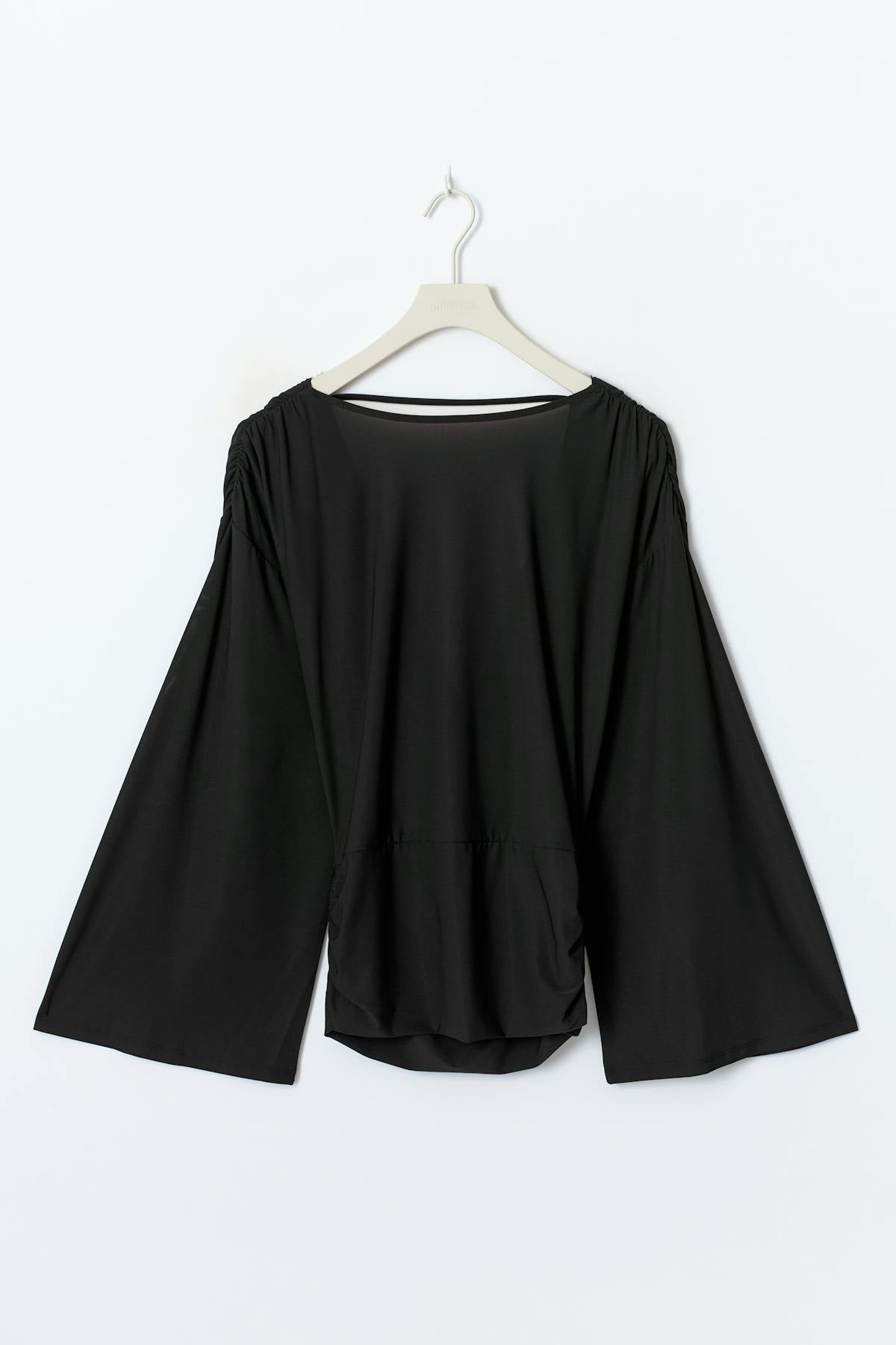 Draped back top