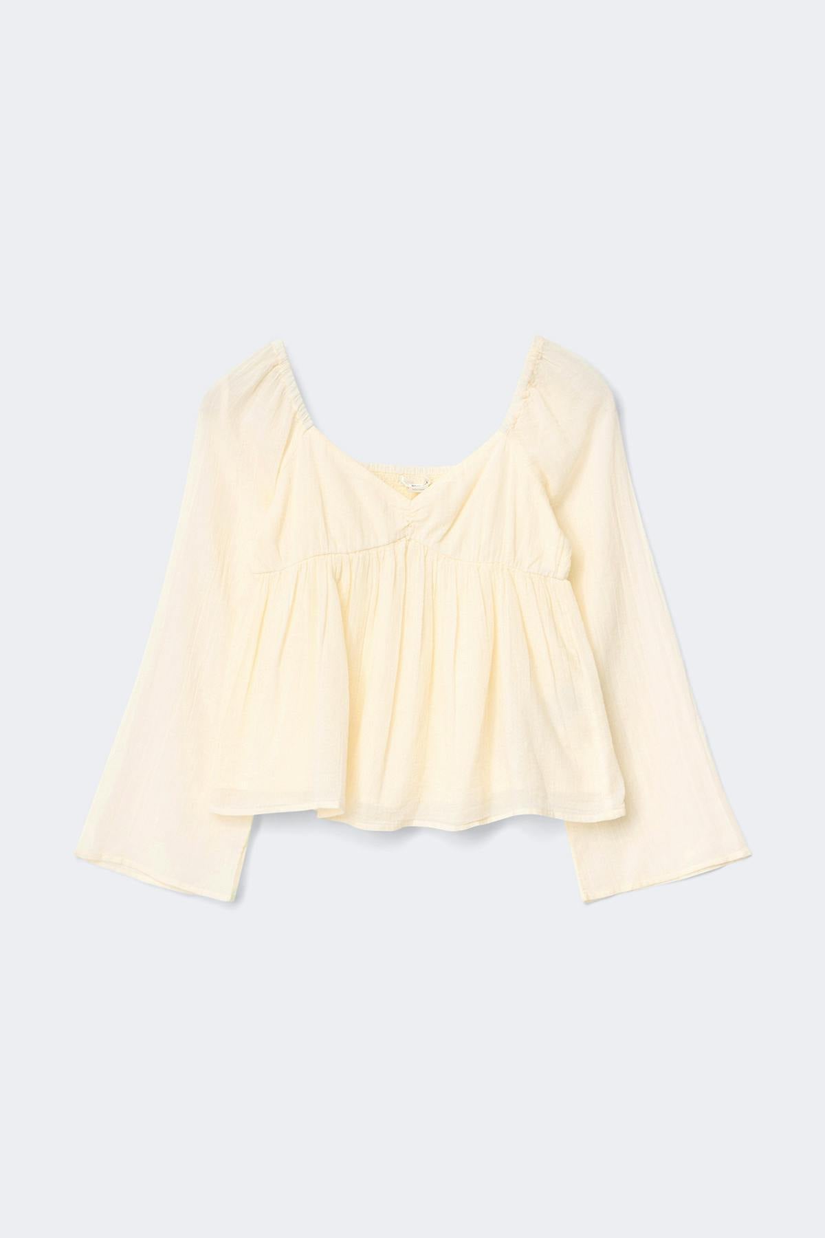 Y heart shape blouse