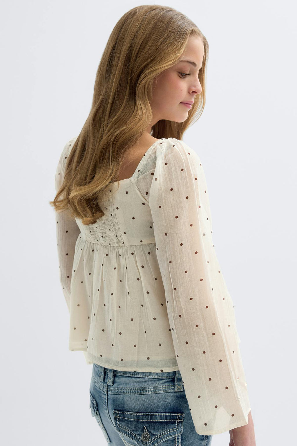 Y heart shape blouse