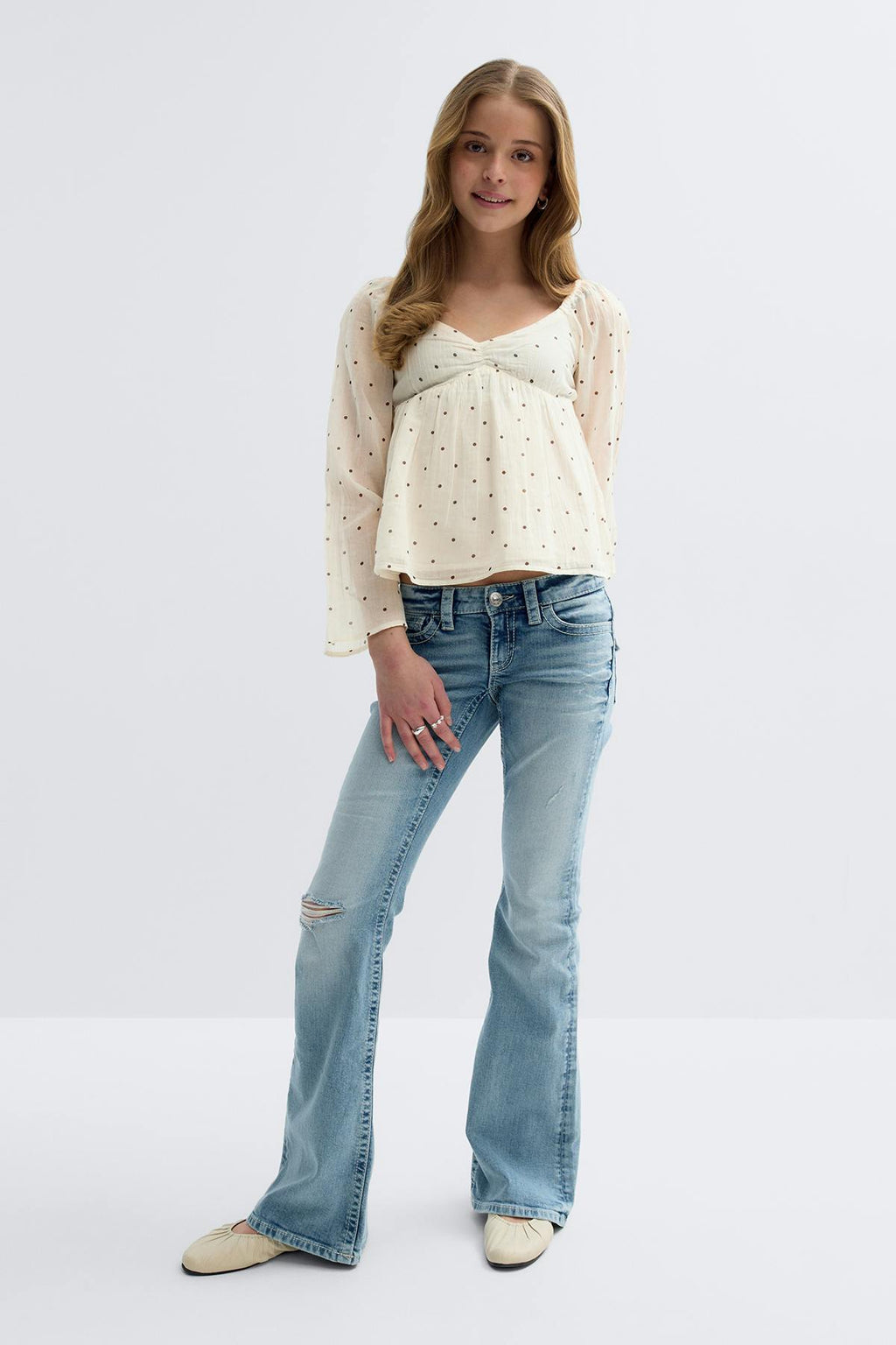 Y heart shape blouse