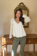 Y heart shape blouse