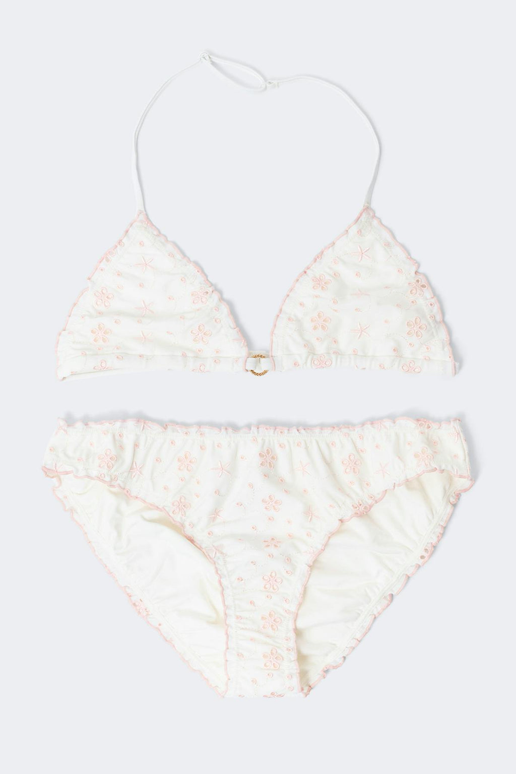 Y flounce bikini set