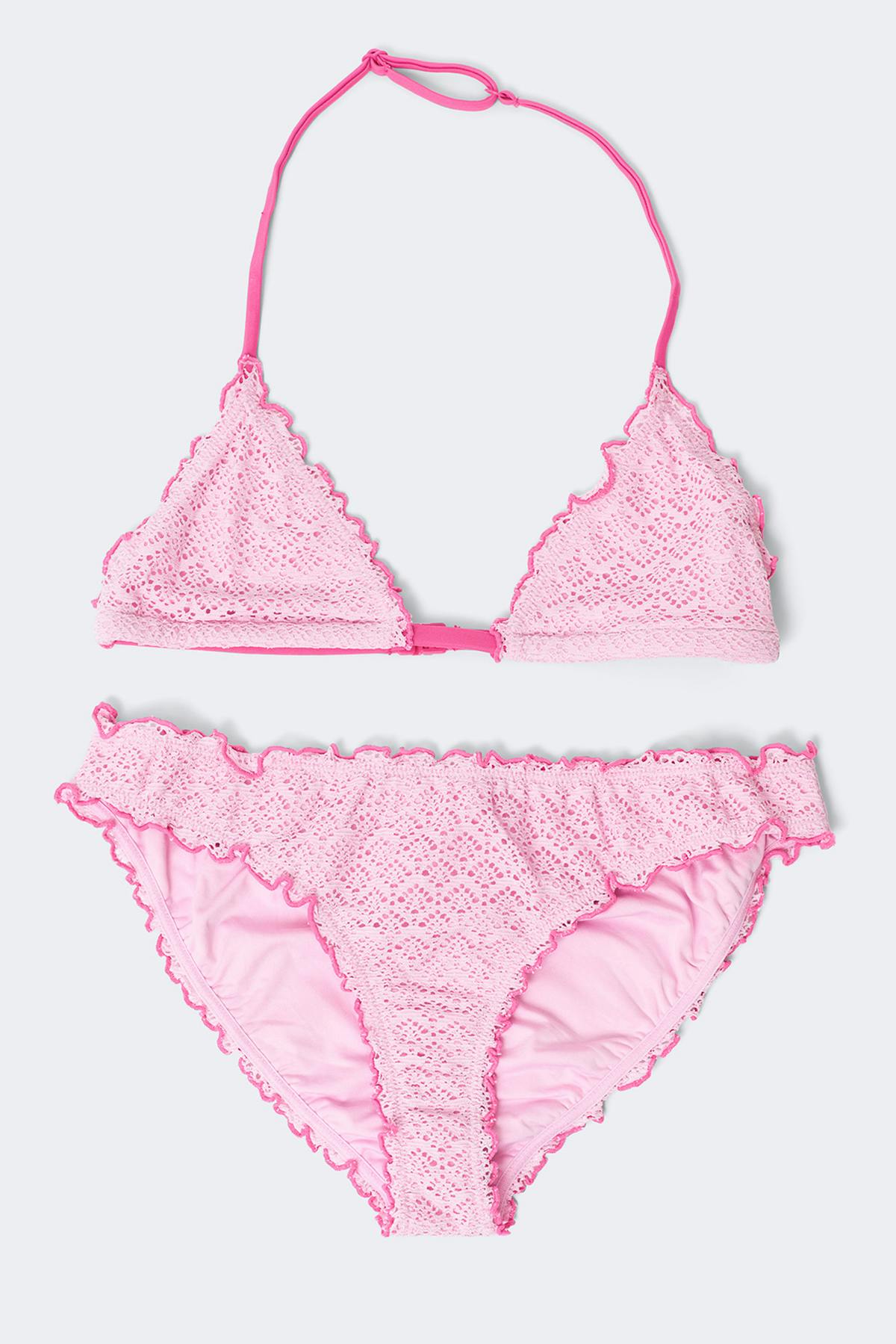 Y flounce bikini set