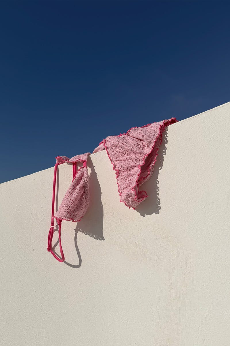 Y flounce bikini set