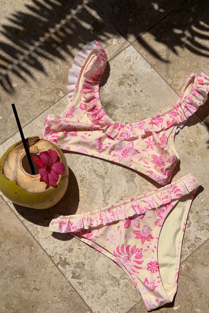 Y grace ruffle bikini set