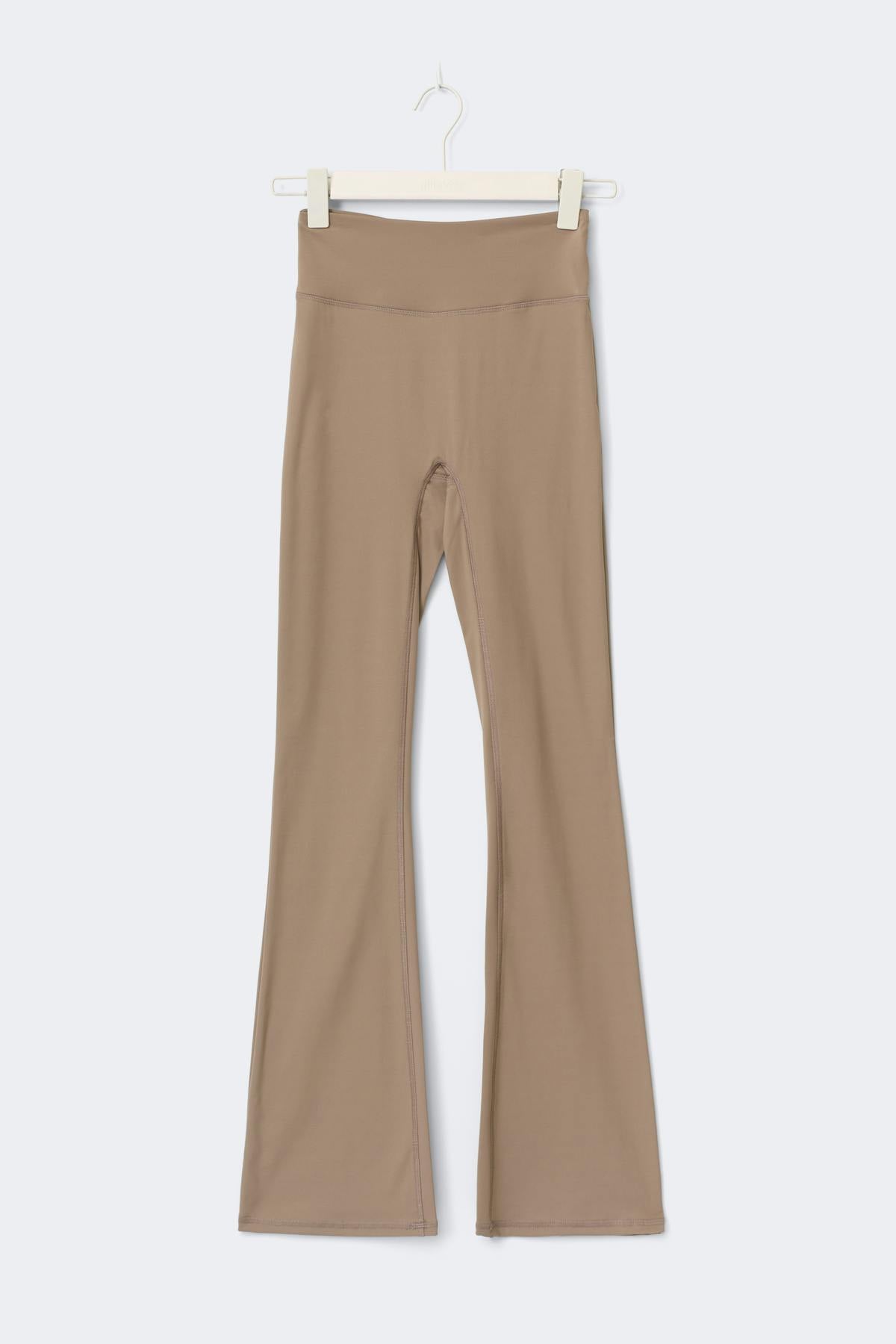 Tall ruched flare yoga tights