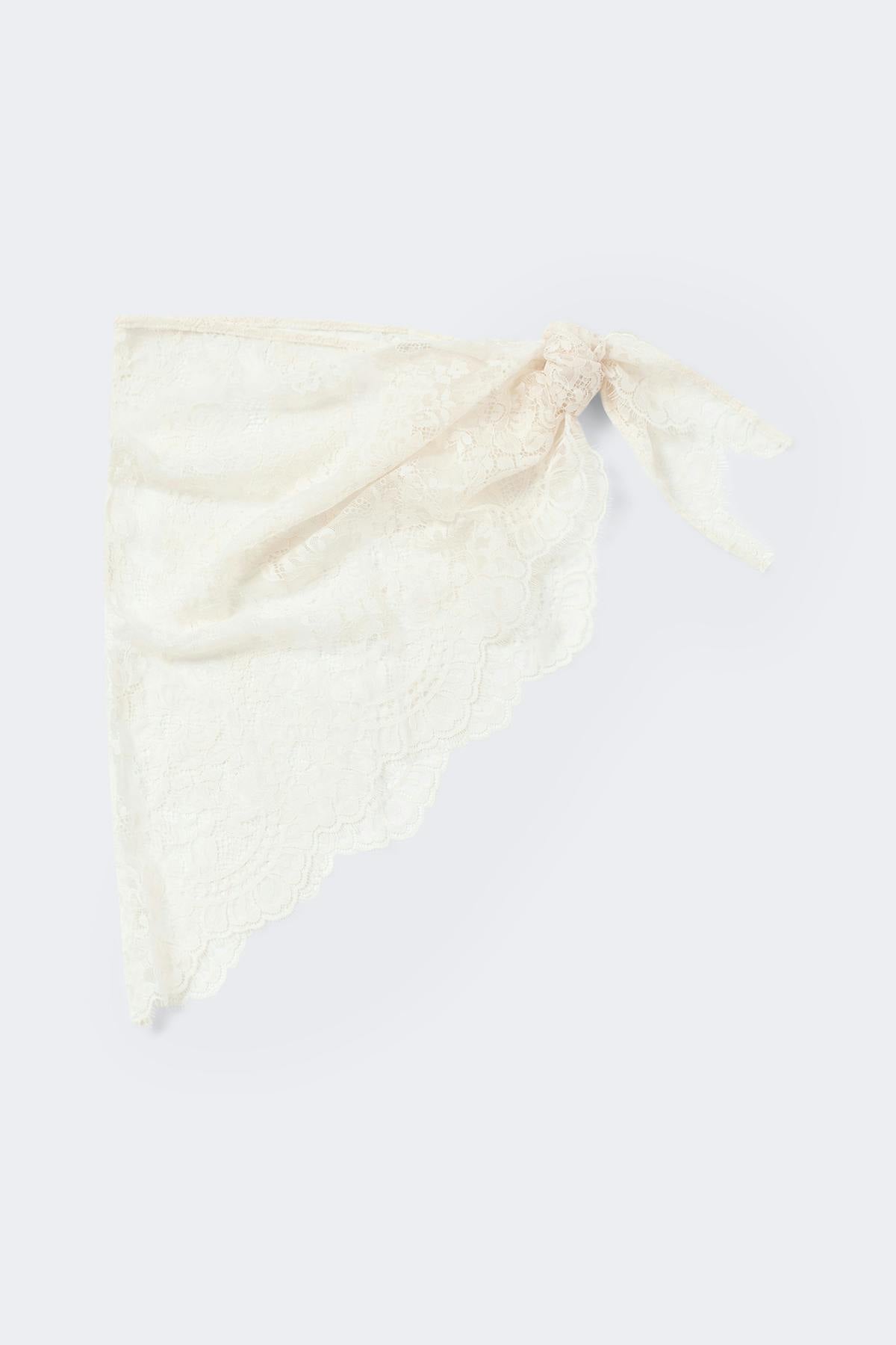 Lace hip scarf