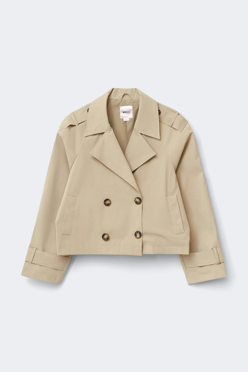 Y short trench jacket