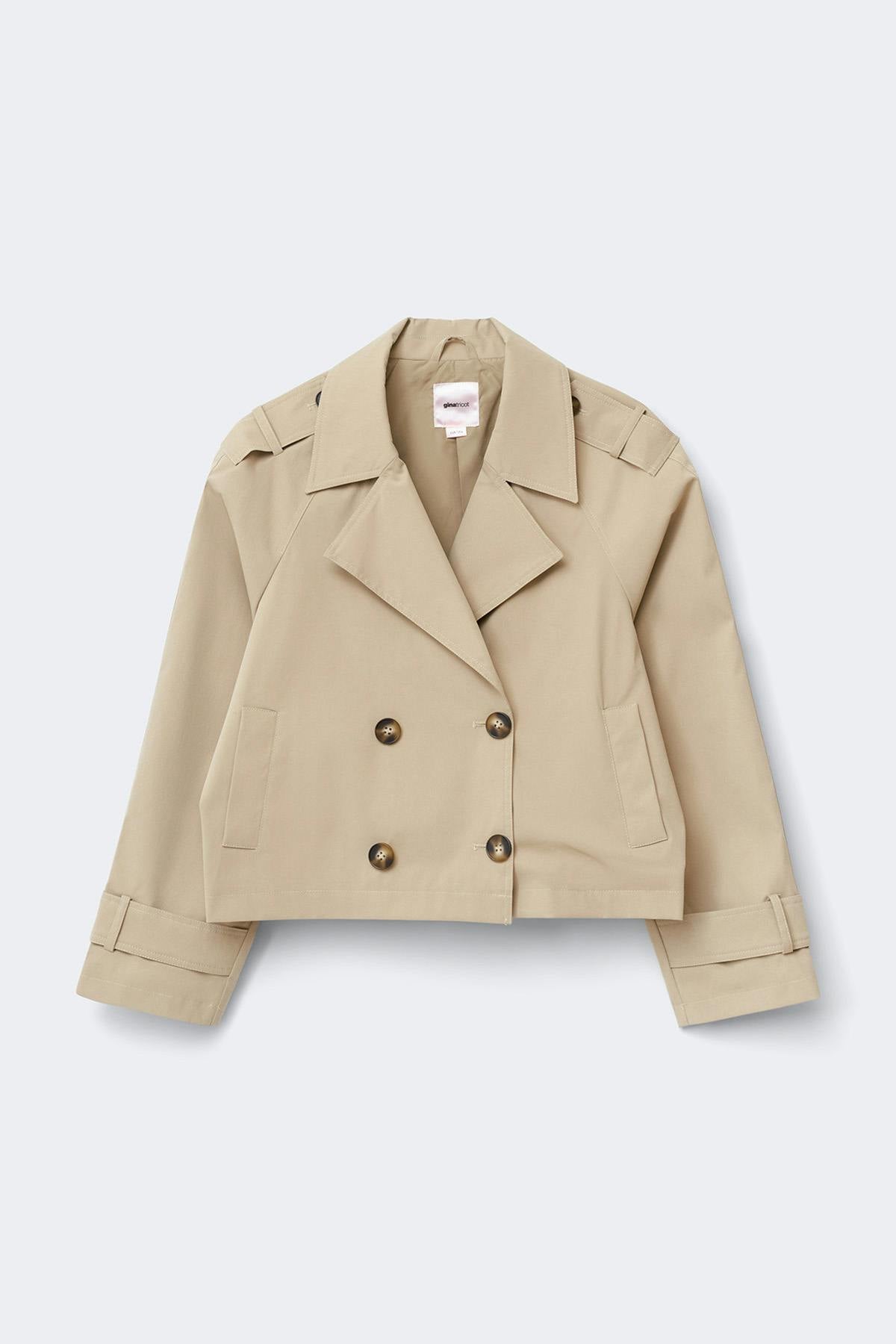 Y short trench jacket