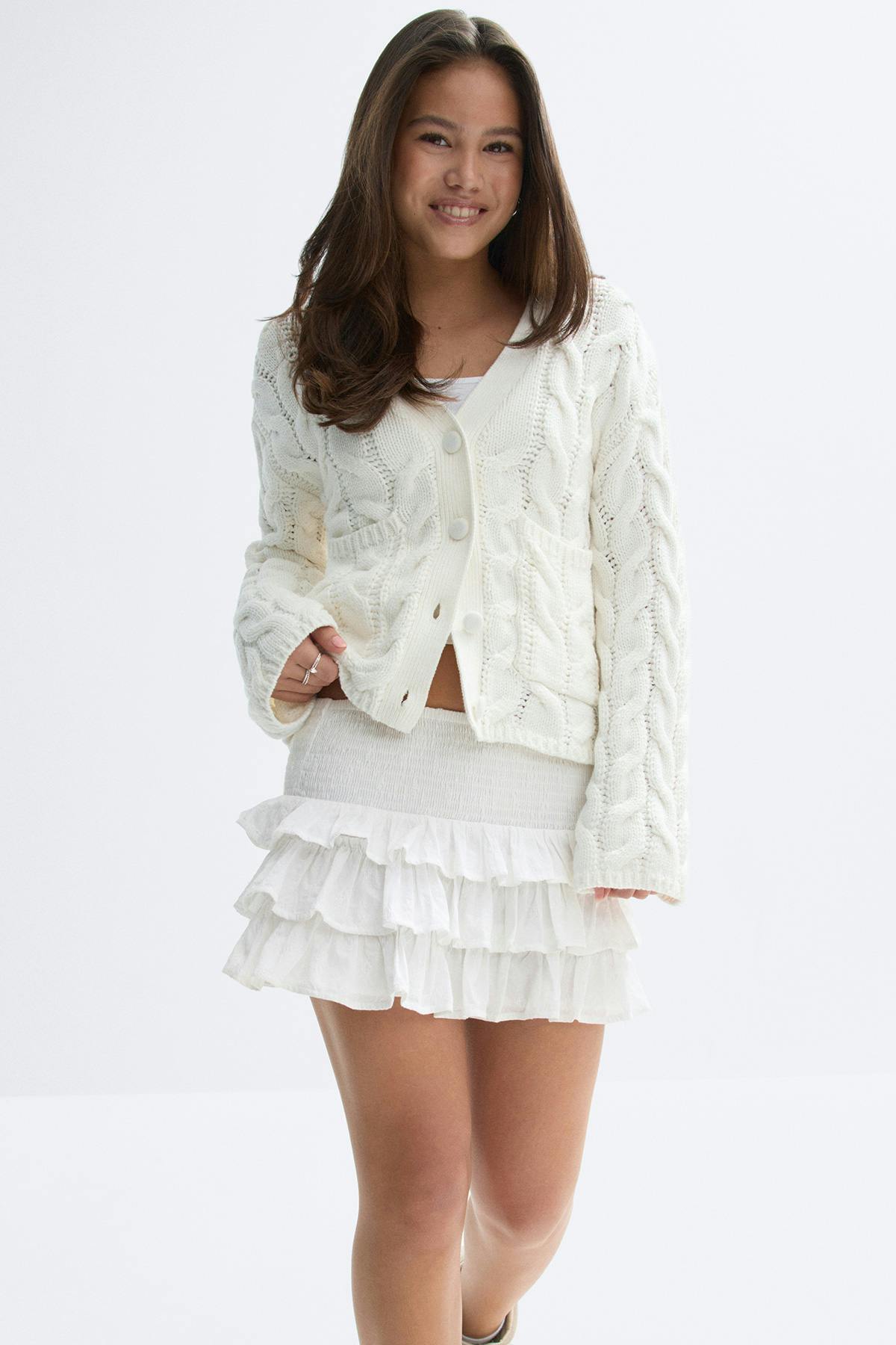 Y frill skirt