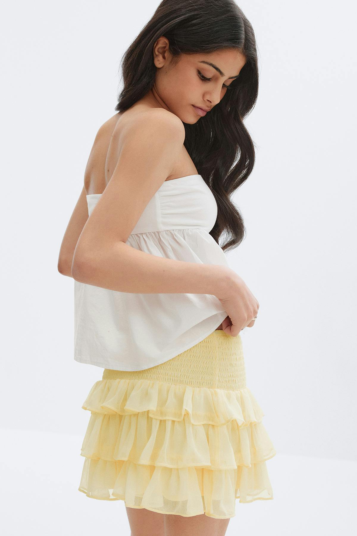 Y frill skirt
