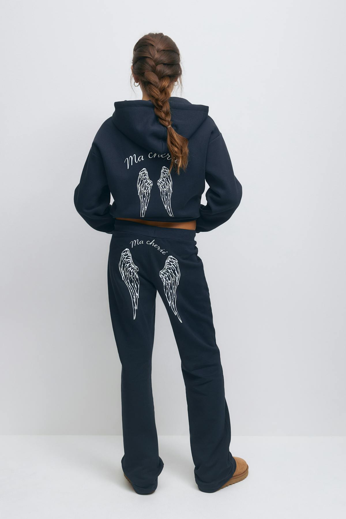 Y printed low sweatpants