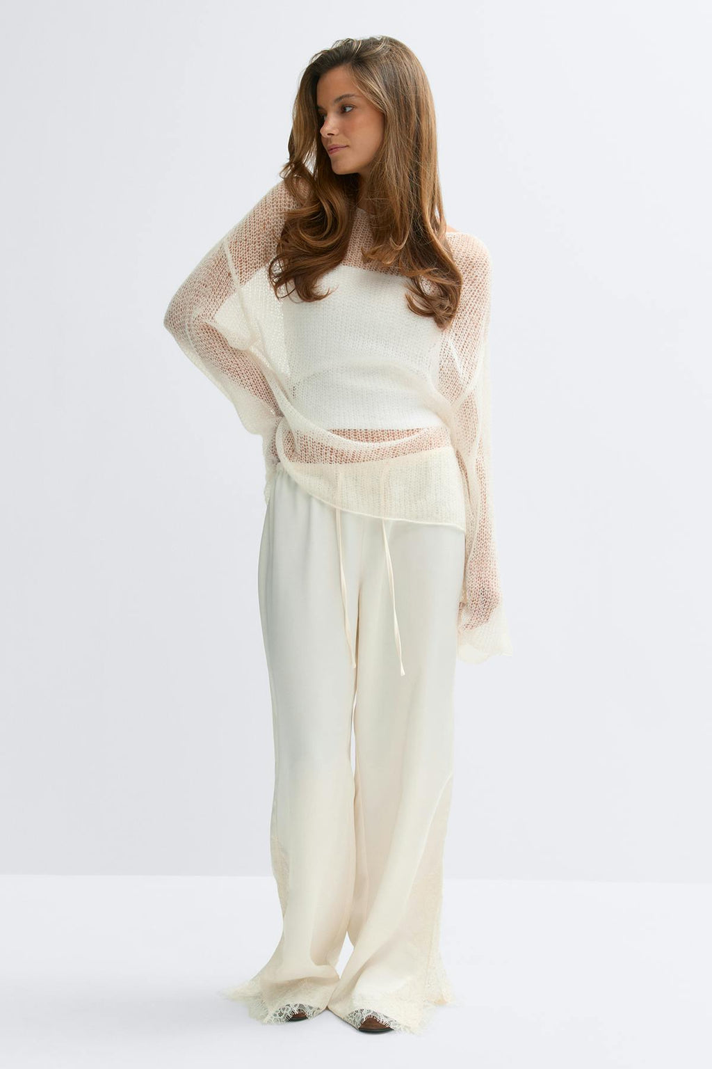 Alpaca blend knitted sweater
