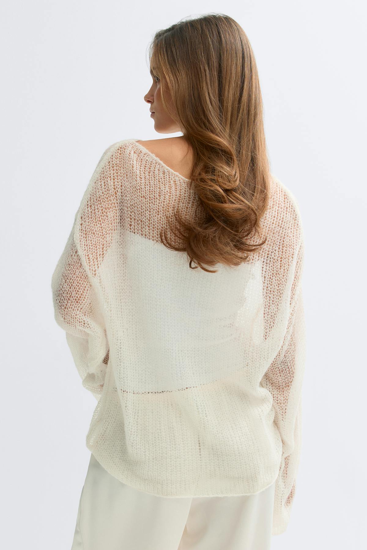 Alpaca blend knitted sweater