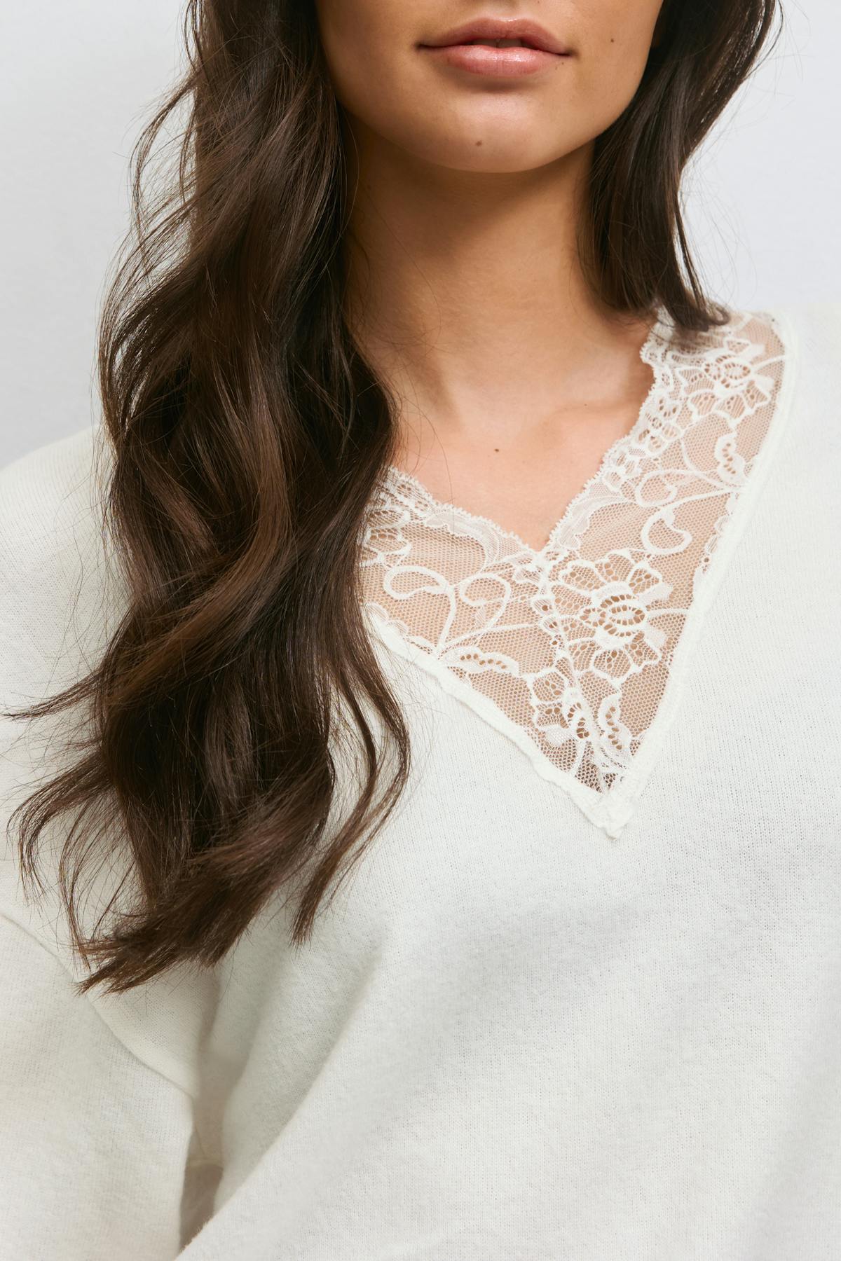 14+ lace sweater