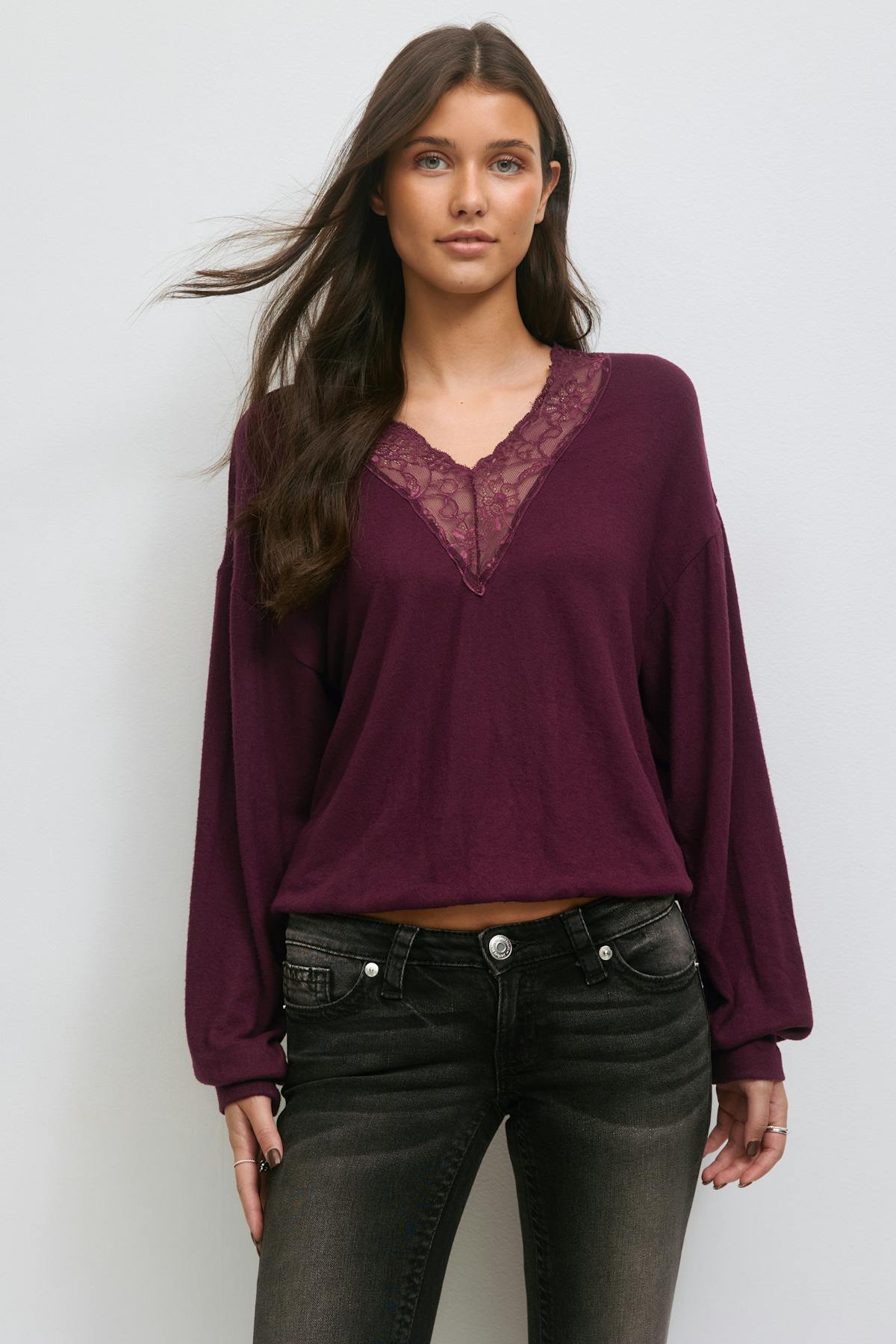 14+ lace sweater