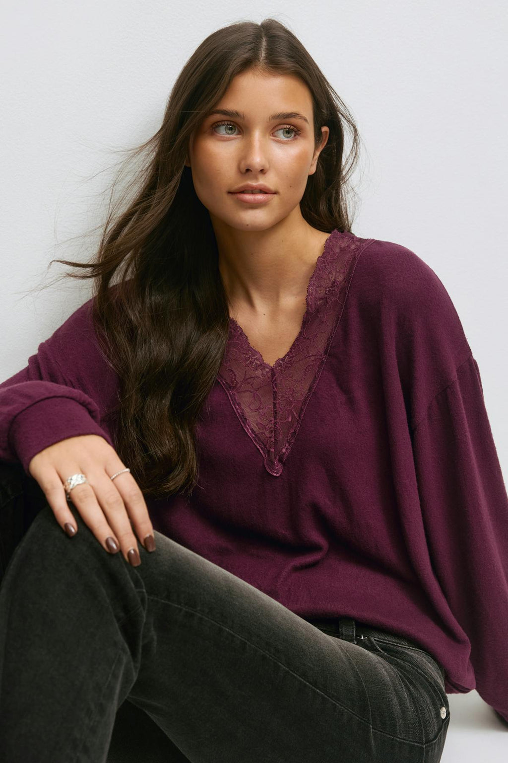 14+ lace sweater
