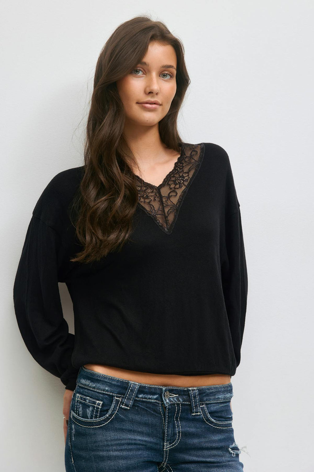 14+ lace sweater