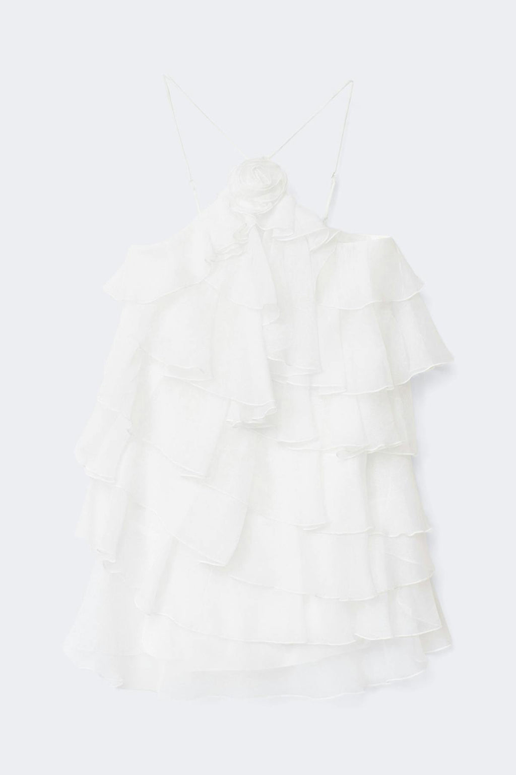Frill mini dress