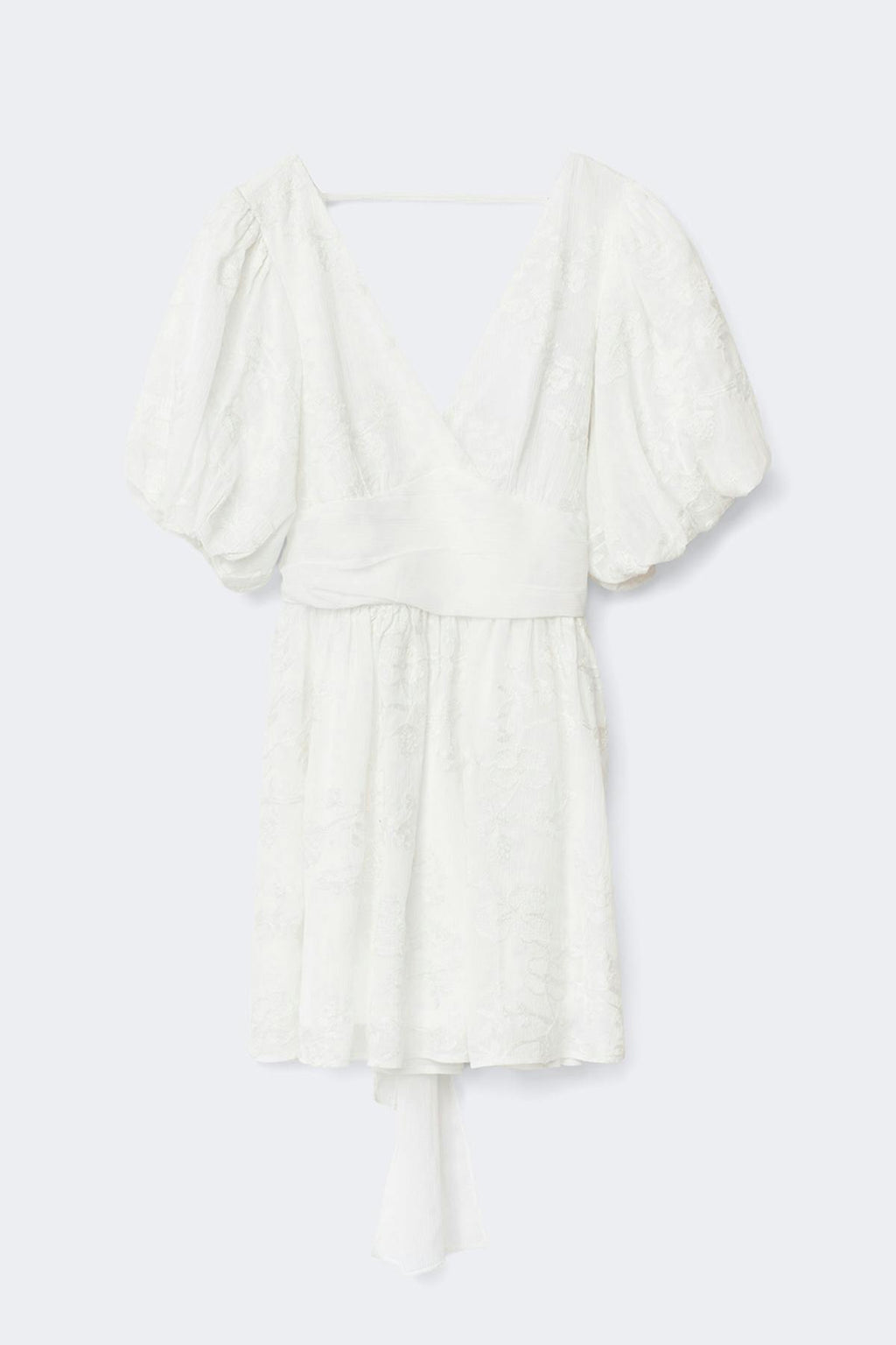 Embroidered mini dress