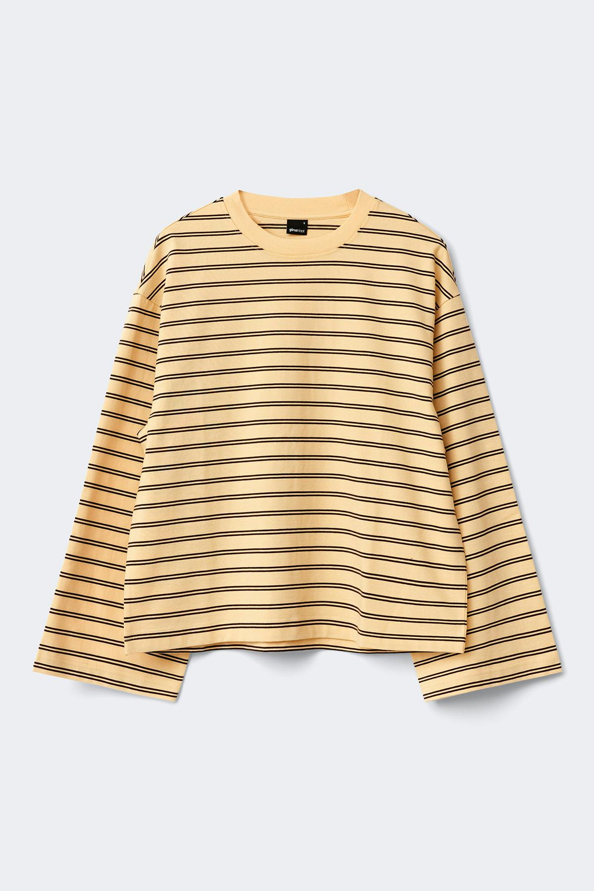 Stripe long sleeve tee
