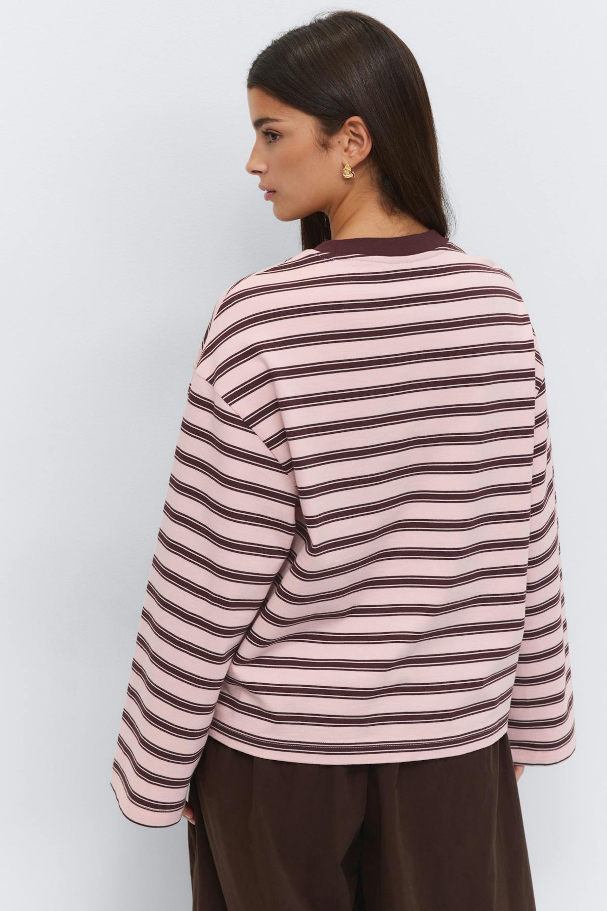 Stripe long sleeve tee