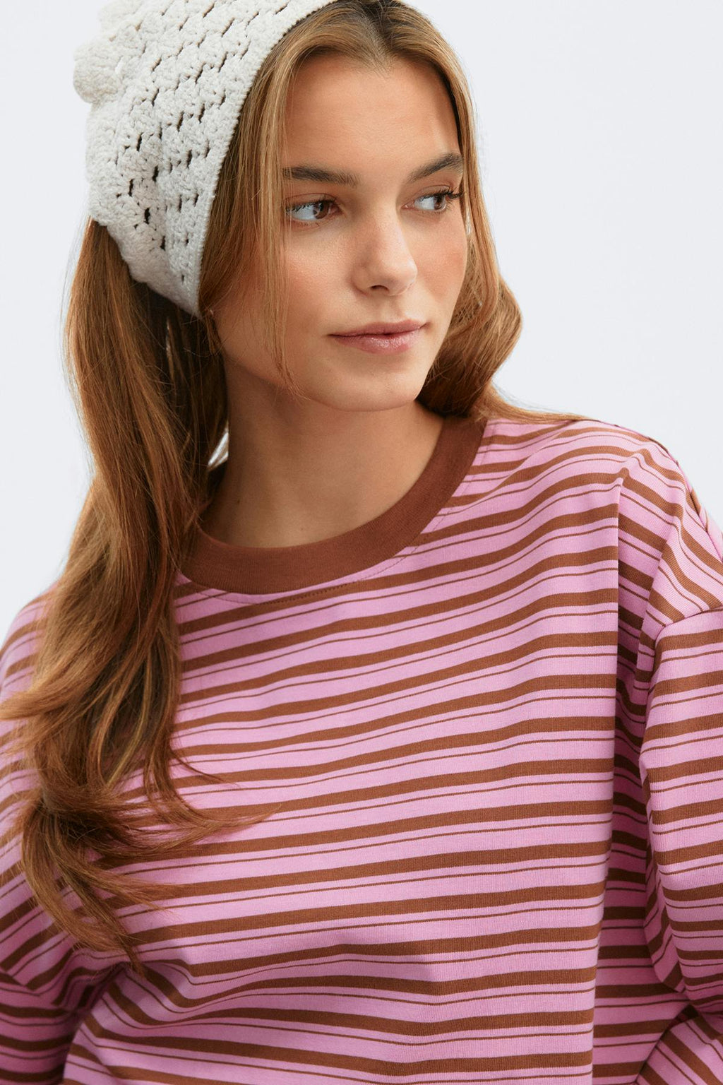 Stripe long sleeve tee