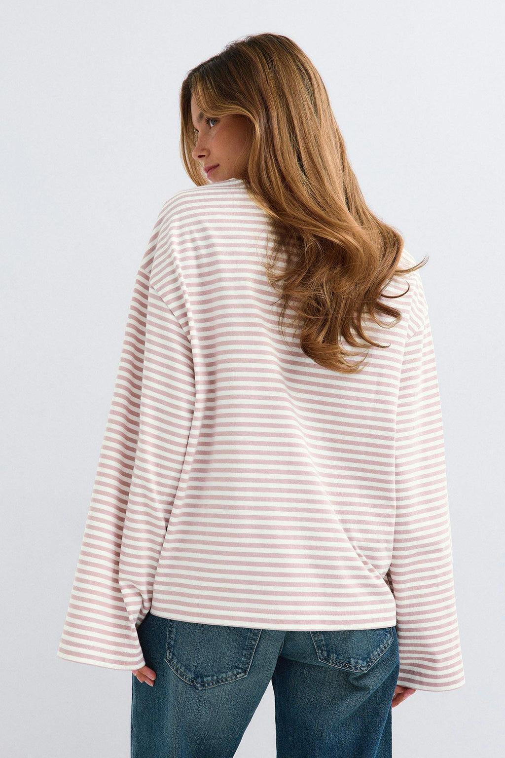 Stripe long sleeve tee