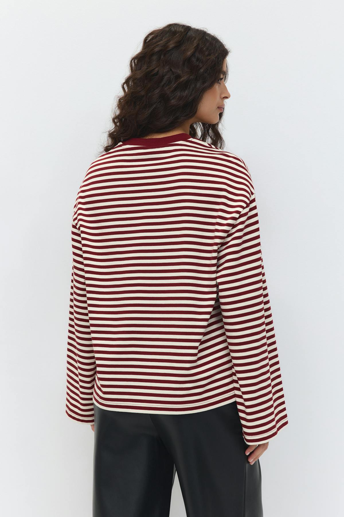 Stripe long sleeve tee