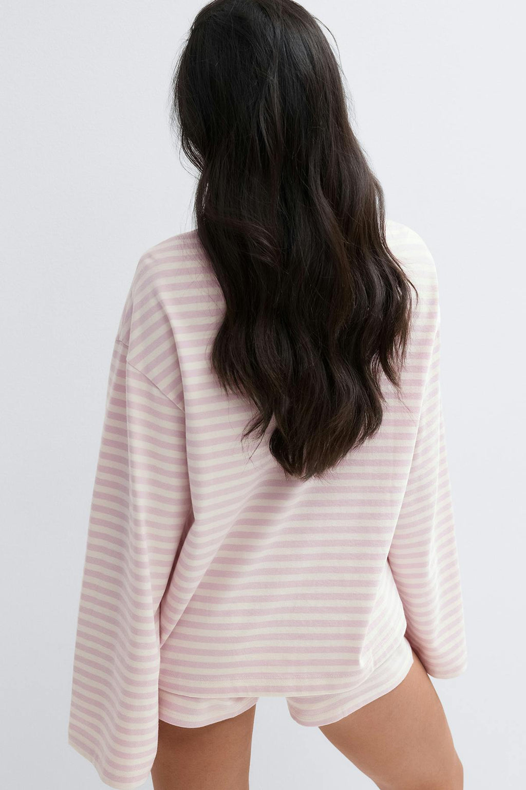 Stripe long sleeve tee