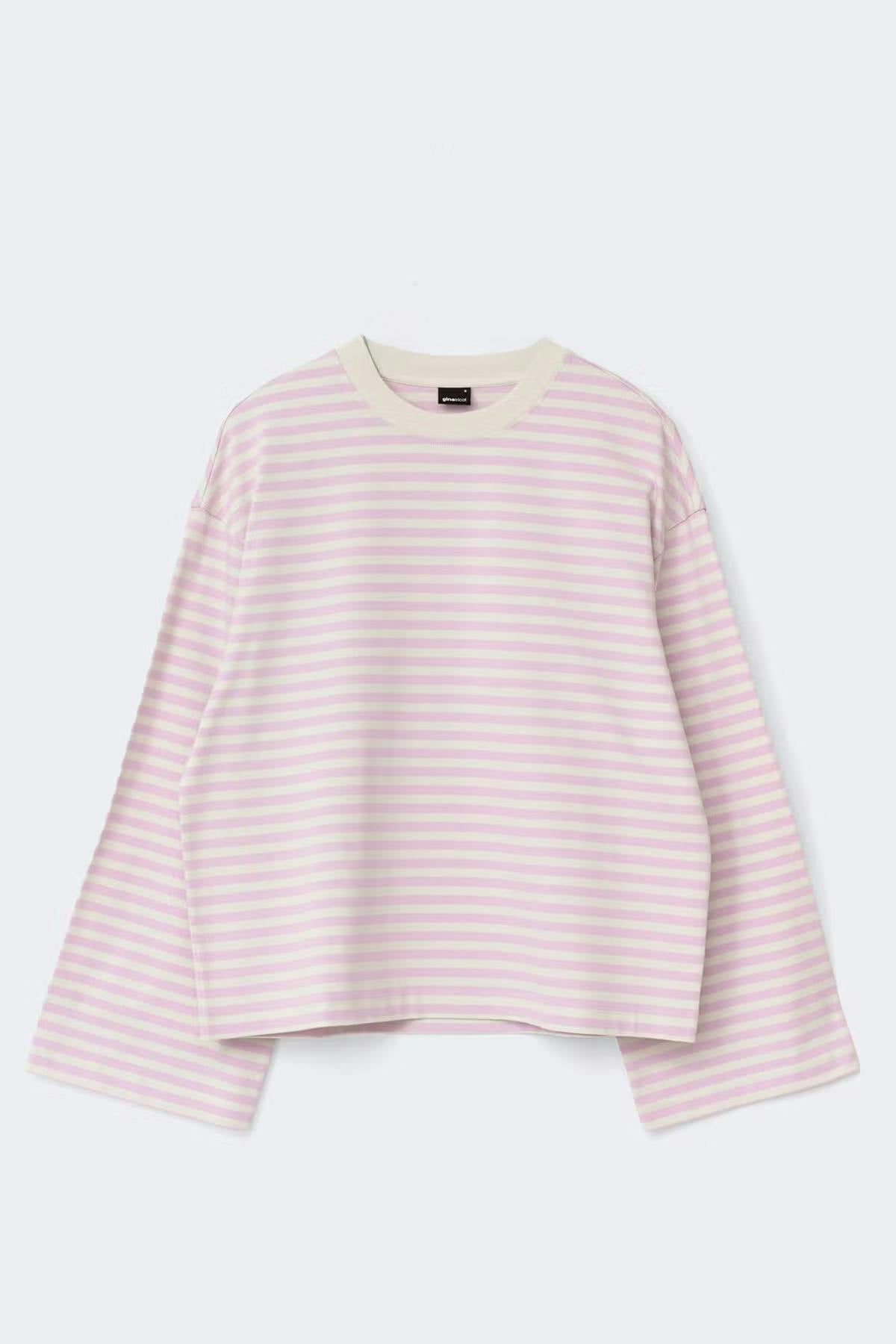 Stripe long sleeve tee